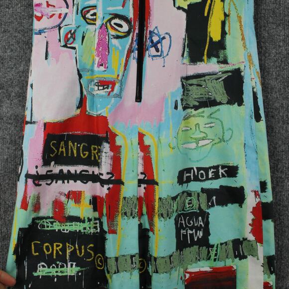 Alice Olivia x Basquiat Dress Small Clyde Shift Mini Graffiti Street Art Artsy - Picture 9 of 16